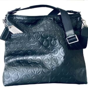 COACH Bolso signature negro